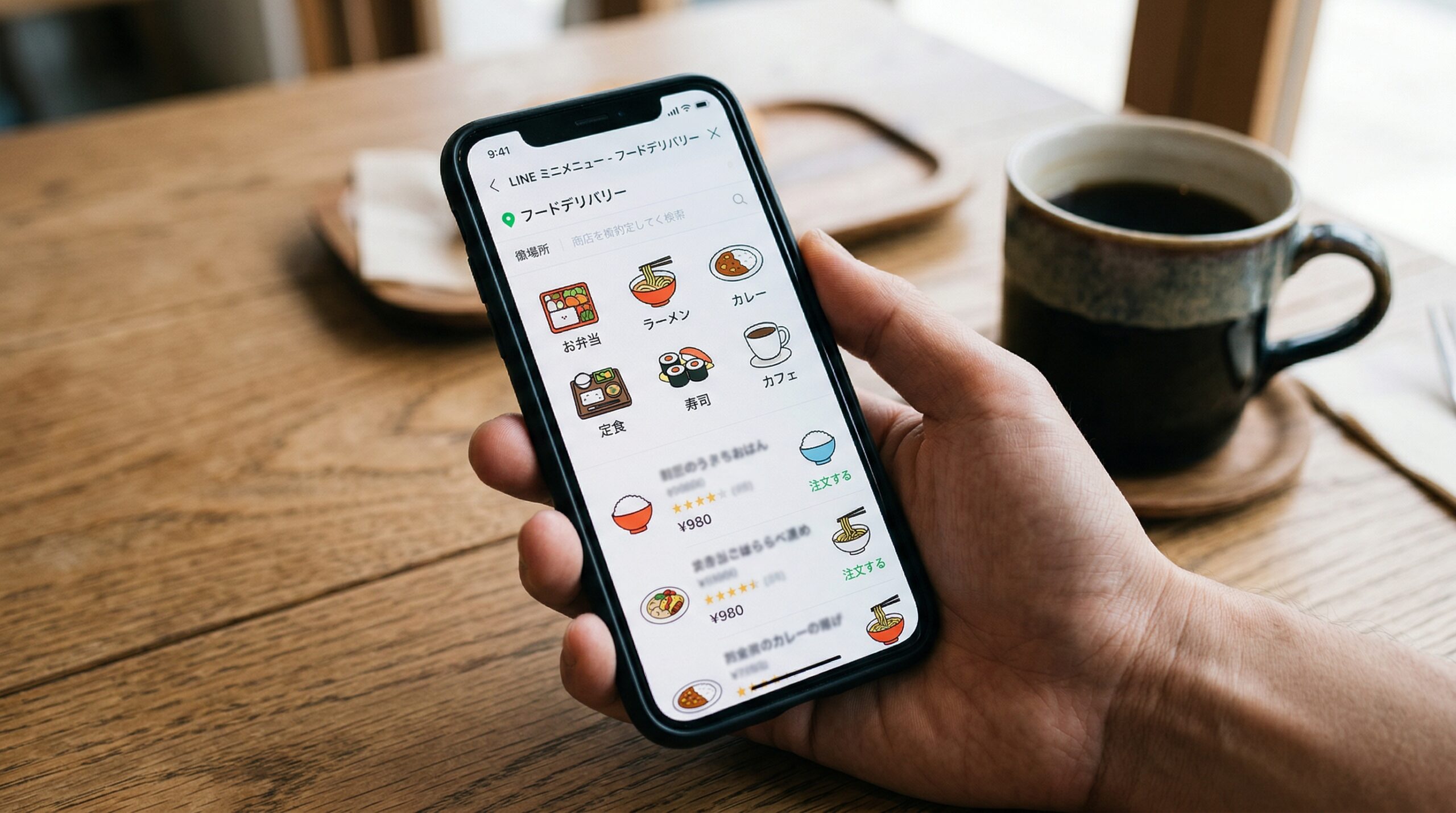 ツクリオ LINE公式アカウントで週替わりメニューと原材料を事前確認できる画面