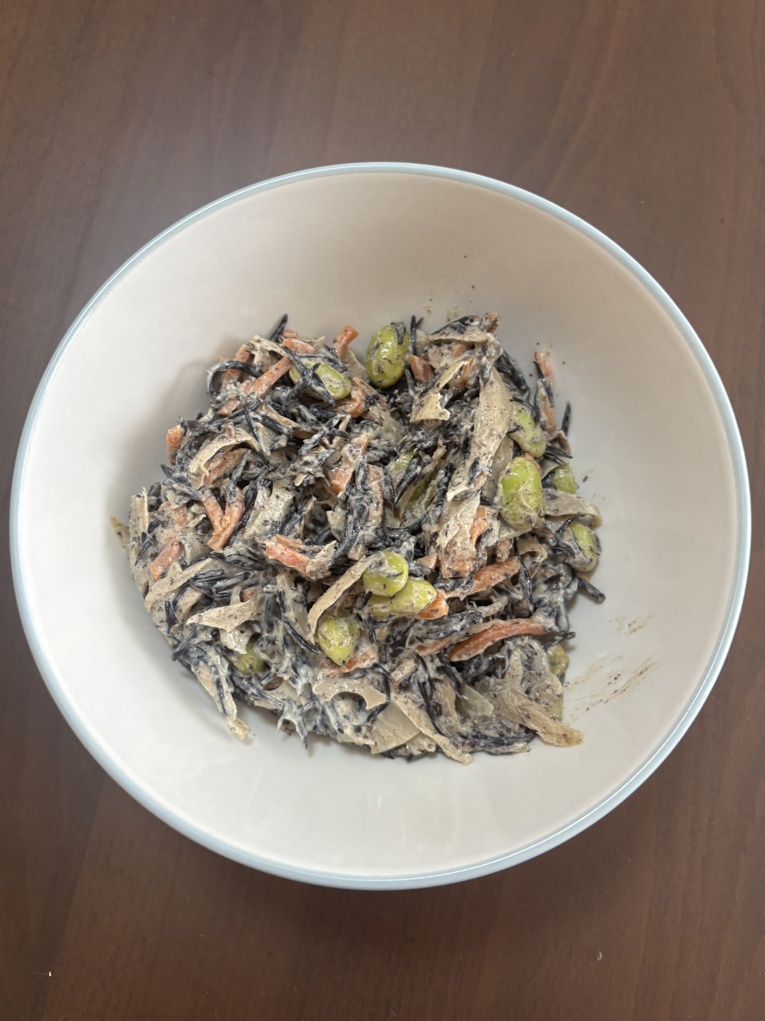 ひじきとごぼうのマヨサラダ（盛り付け）