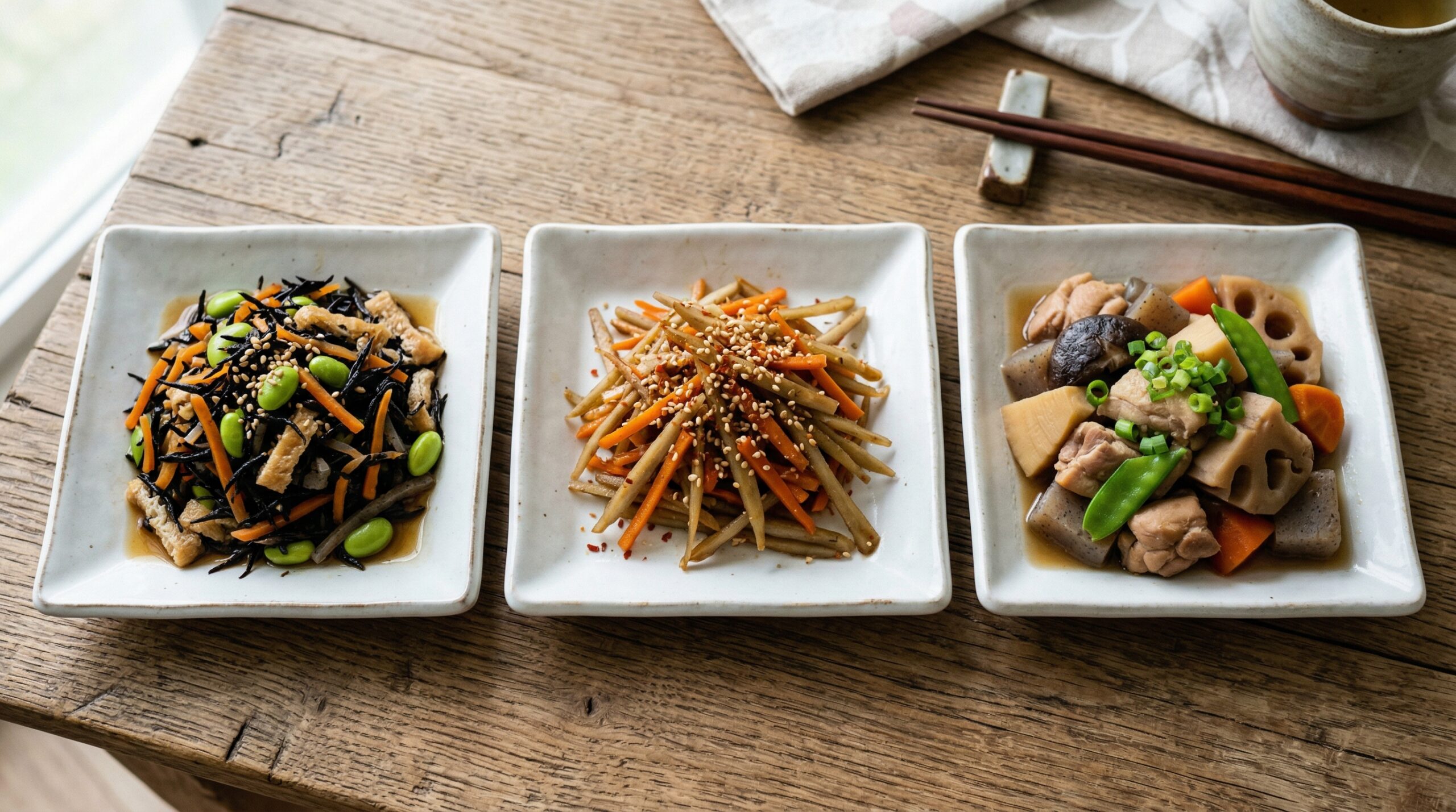 シェフの無添つくりおきの副菜3品